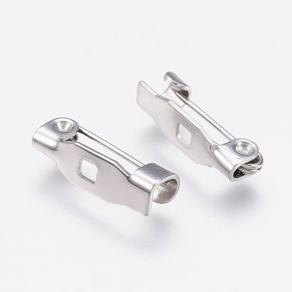 Tarnish Resistant 304 Stainless Steel Brooch Findings