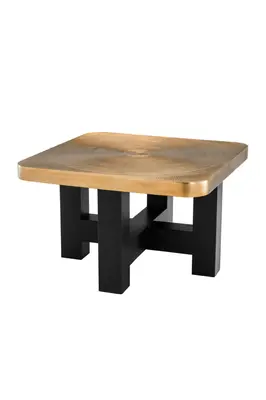 Ribbed Brass Coffee Table | Eichholtz Agoura