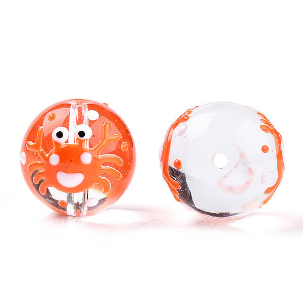 Transparent Handmade Lampwork Beads