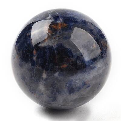 Natural Sodalite Sphere Beads
