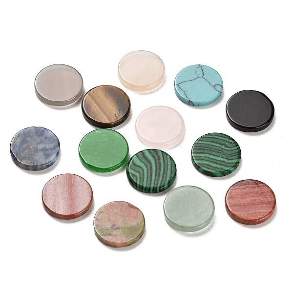 Natural & Synthetic Mixed Gemstone Cabochons