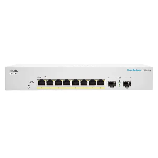 CBS220-8P-E-2G-CN Cisco 220 CBS220-8P-E-2G 8x Port PoE+ 2x SFP Switch