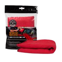 CHEMICAL GUYS Waffle Weave Glass and Window Microfiber Towel – Streak-Free Cleaning for Windows, Mirrors & Glass, Ultra-Abs...