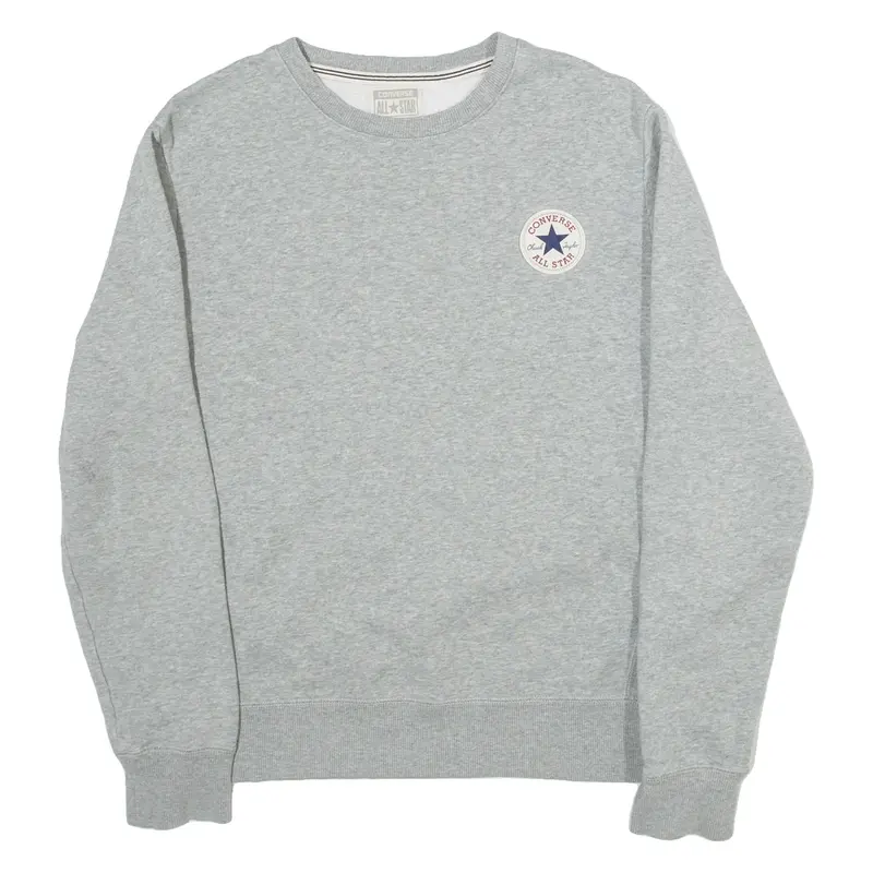 CONVERSE Womens Sweatshirt Grey XS