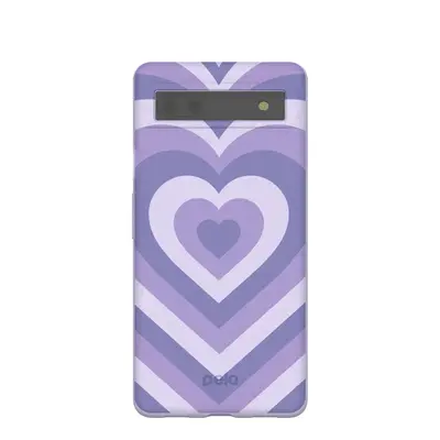 Lavender Power Hearts Google Pixel 6a Case