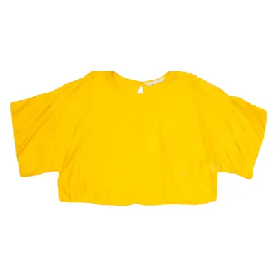 ZARA Womens Cropped Blouse Orange M