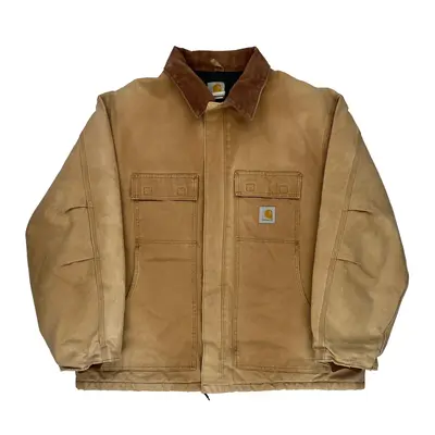 Carhartt Jacket - 3XL Brown Cotton