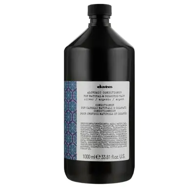 Davines, Alchemic, Hair Conditioner, Silver, Enhances Color Vibration, 1000 ml