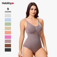 [MAX] Nebility Women's Basic Comfortable Seamless Vneck Sleeveless Camisole Shapewear,Tops Minimalist Womenswear