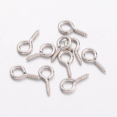 Iron Screw Eye Pin Peg Bails