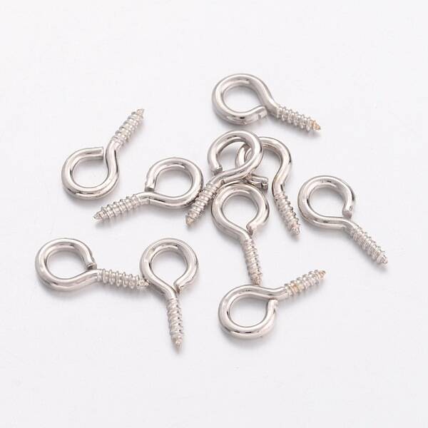 Iron Screw Eye Pin Peg Bails
