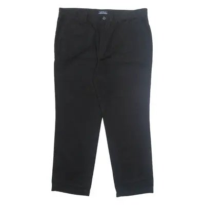 NAUTICA Chino Mens Trousers Black Regular Straight W38 L30