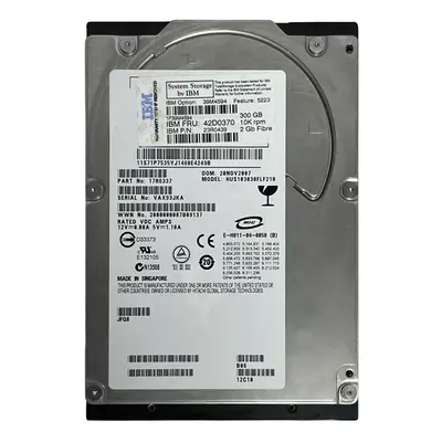 17R6337 IBM 300GB 2Gb/s Fibre Channel 10000 3.5-inch 16MB Hard Drive