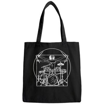 Da Vinci Drums Drawing Present Tote Bag
