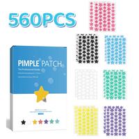 Star Shaped Acne Patch, 560pcs/box Hydrocolloid Acne Cover Patches, Acne Patches for Face, Skin Care Products for Women & Men...