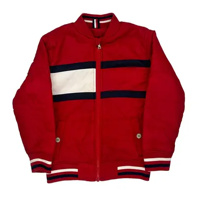 Age 5-6 Tommy Hilfiger Jacket - XS Red Polyester