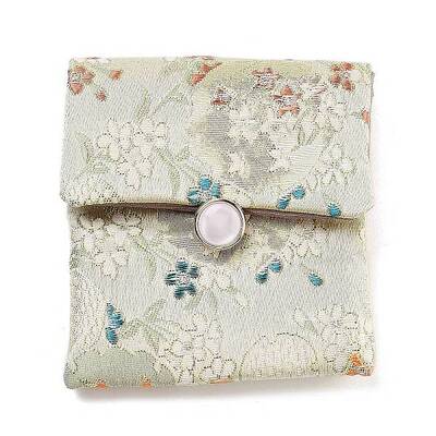 Flower Print Cloth Jewelry Storage Bags