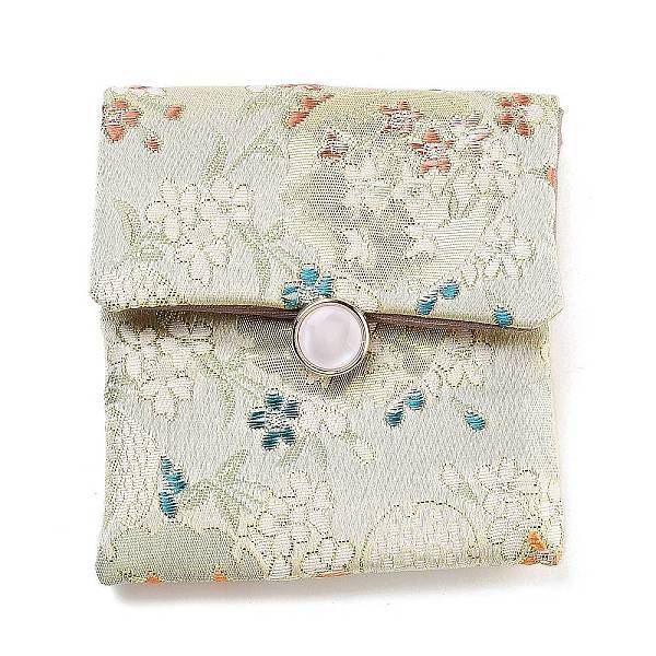 Flower Print Cloth Jewelry Storage Bags