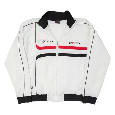 TENNIS TEKNOLOGY Power Team Astra Bomber Jacket White Mens S