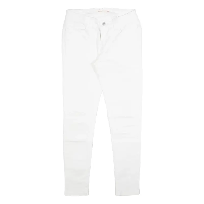 LEVI'S 535 Womens Jeans White Slim Skinny W28 L30