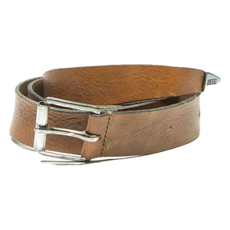 DIESEL Womens Belt Brown Leather 45