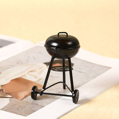 Wood BBQ Grill Mini Model