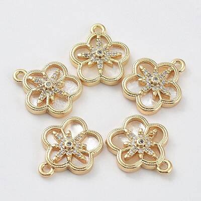 Brass Cubic Zirconia Pendants