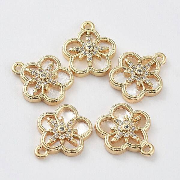 Brass Cubic Zirconia Pendants