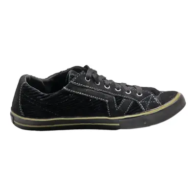 VANS Low Top Trainers Black Synthetic Womens UK 4.5