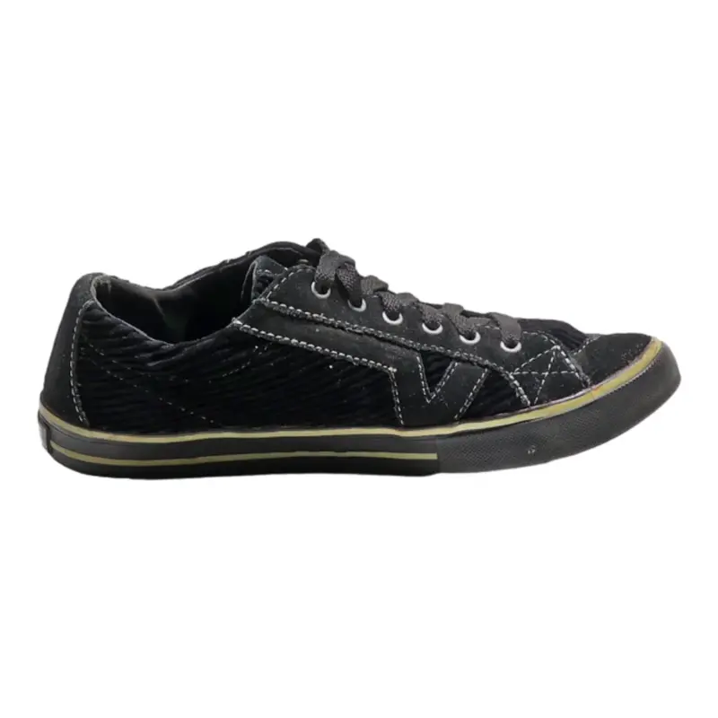 VANS Low Top Trainers Black Synthetic Womens UK 4.5