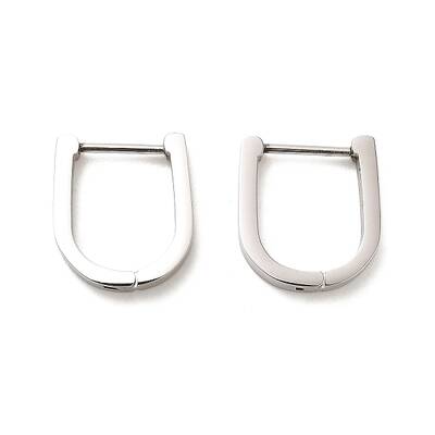 202 Stainless Steel Hoop Earrings