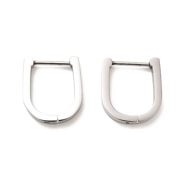 202 Stainless Steel Hoop Earrings