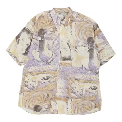 Blitz Graphic Short Sleeve Shirt - XL Multicoloured Cotton Blend