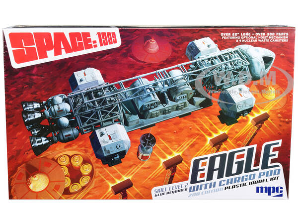 Skill 2 Model Kit Eagle Spacecraft with Cargo Pod \