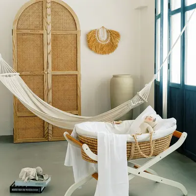 Baby Bamboo Cot Sheet | Size: Fitted | Color: French Sage