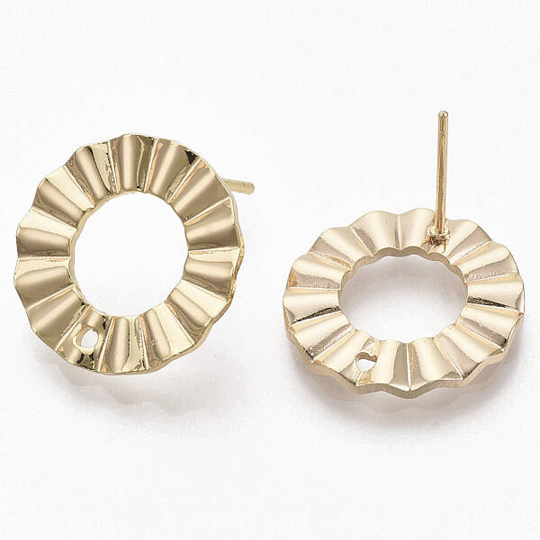 Brass Stud Earring Findings