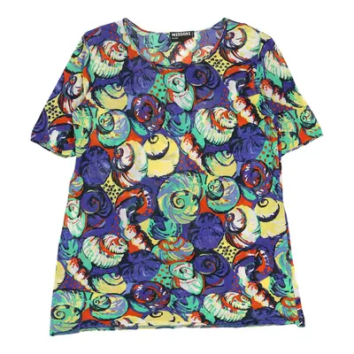 Missoni Sheer T-Shirt - Large Multicoloured Cotton | Size: large