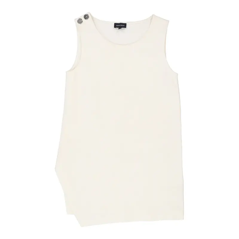 Armani Jeans Top - Large White Cotton