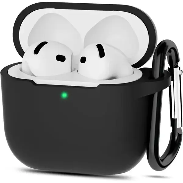 Entronix Liquid Silicone Case for Apple AirPods 4th/3rd/2nd/1st Gen, Pro - Soft Bumper Cover, Portable Wearable Accessories D...