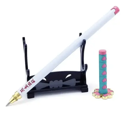 Deemon Slayerr Pens - 20cm Writing Tool with Custom Variant, Includes Replacement Pen Refill, Comfortable Grip