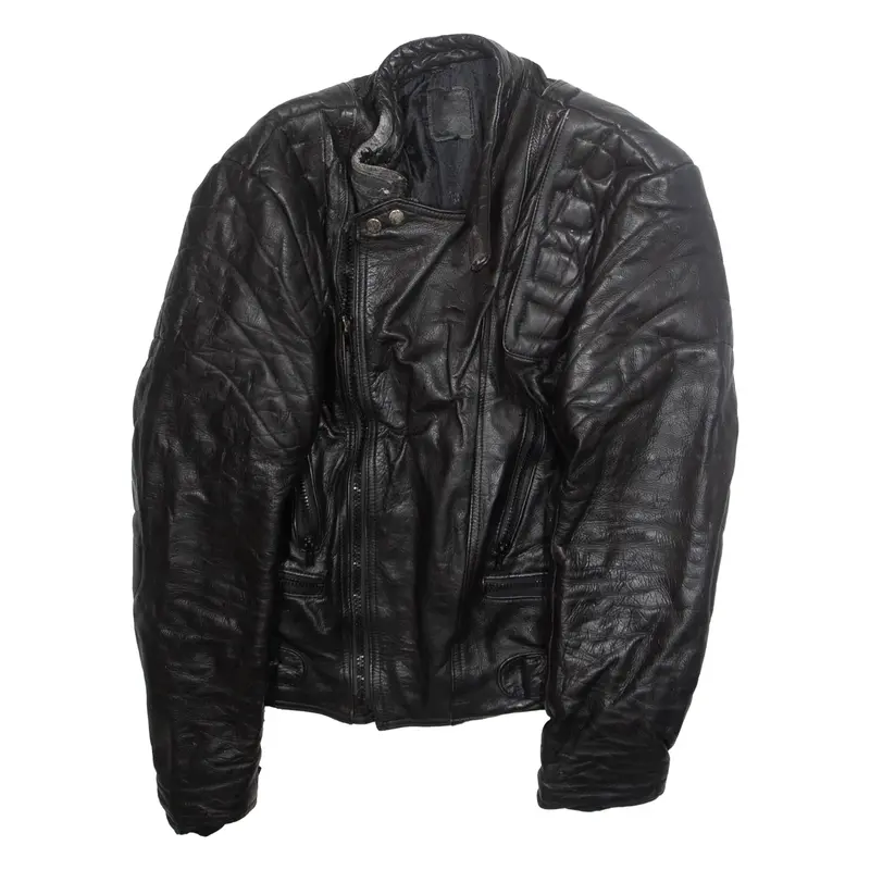 ECHT LEDER Mens Biker Jacket Black L