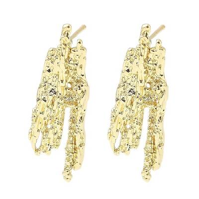 Brass Stud Earring Findings