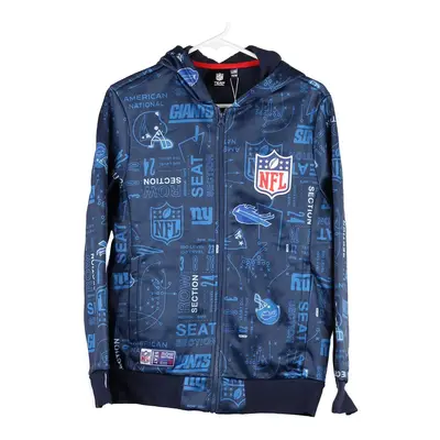 Age 14 Nfl Hoodie - Medium Blue Polyester
