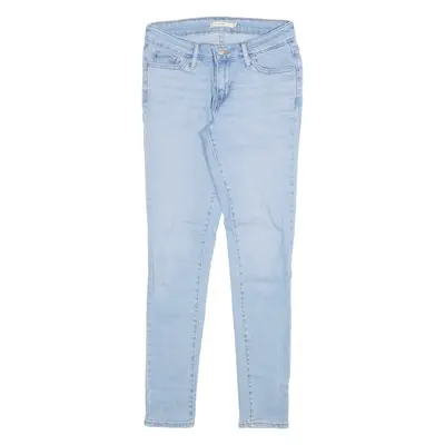 LEVI'S 711 Womens Jeans Blue Slim Skinny W26 L30