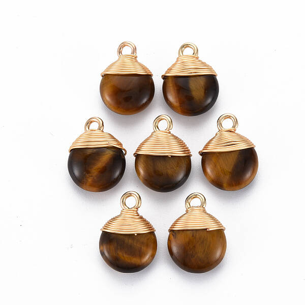 Natural Tiger Eye Pendants
