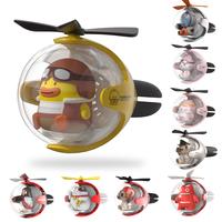 Flying Ball Refillable Cartoon Light-upCar Air Freshener Clip, Stylish Religious Decor & Odor Eliminator,Includes 4 Free Frag...