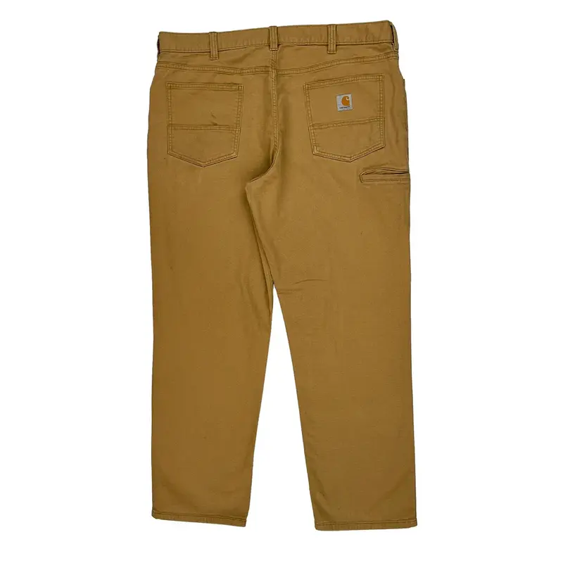Relaxed Fit Carhartt Trousers - 39W 30L Brown Cotton Blend | Size: 39″ waist