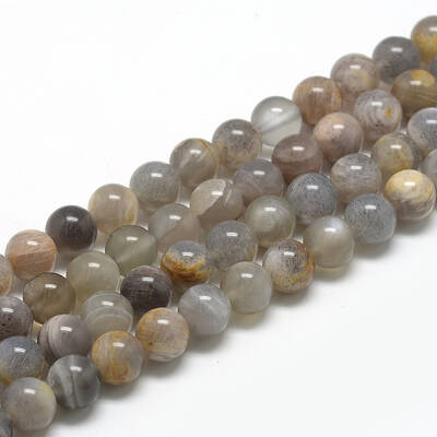 Natural Black Sunstone Beads Strands