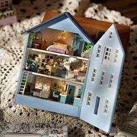 3D Stereoscopic Miniature House Building Kit Assembly Toy, 3D House Building Model, House Building Toy, Perfect Gift for Teen...