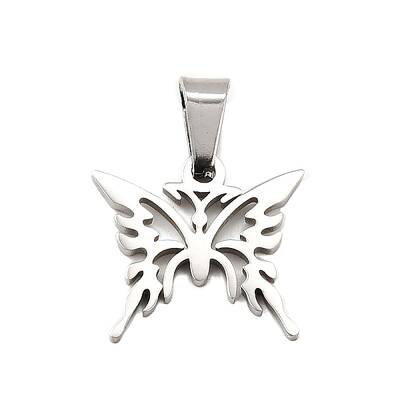 Butterfly 304 Stainless Steel Pendants